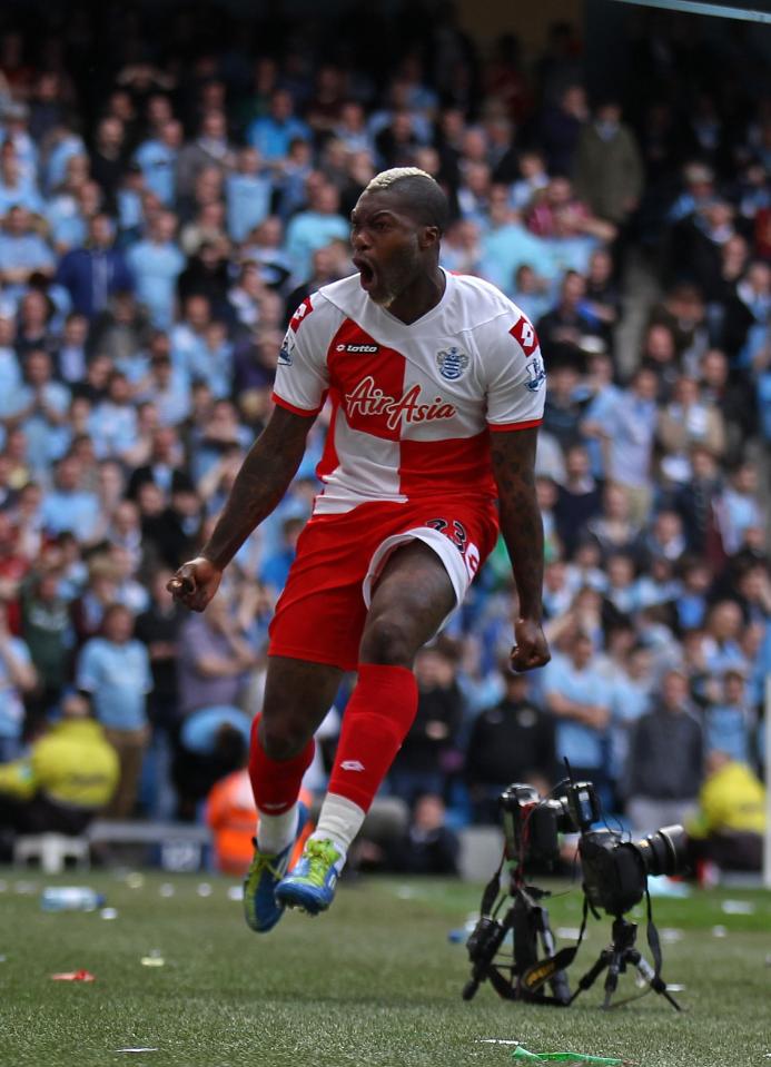  Djibril Cisse also had a stint at QPR where he almost dented Man City's title hopes by levelling the score in 2012