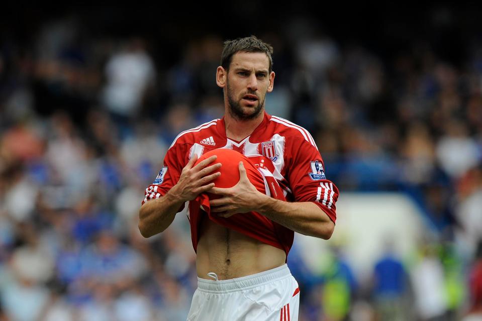  Rory Delap's famous long throw-in was constantly a threat for Stoke