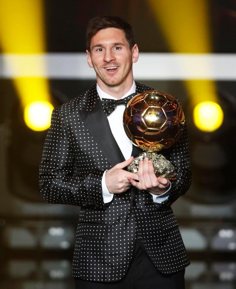  Lionel Messi has won the Ballon d'Or a record five times