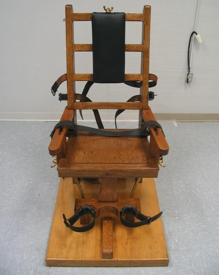  The electric chair used to execute Robert Gleason in Virginia in 2013