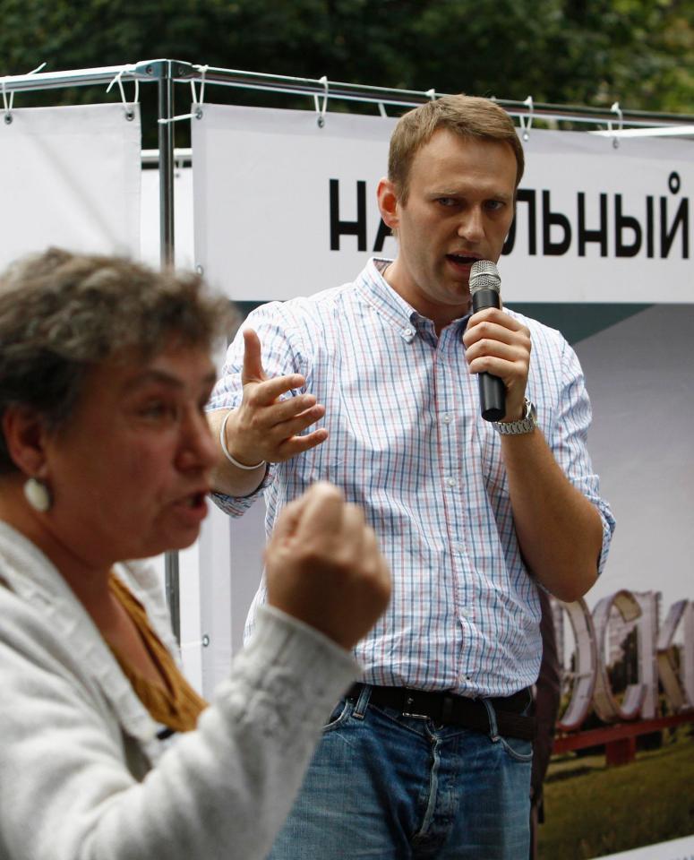  Navalny's supporters said a previous conviction was politically motivated