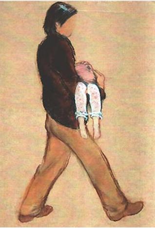  Sketch of man seen carrying a child in Praia da Luz on the night Maddie was last seen