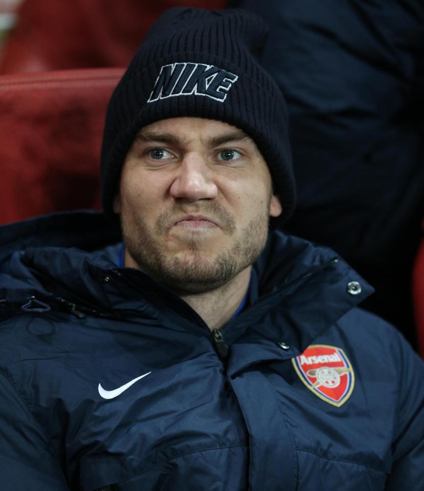 Nicklas Bendtner was embarked on an outrageous spat with a taxi driver