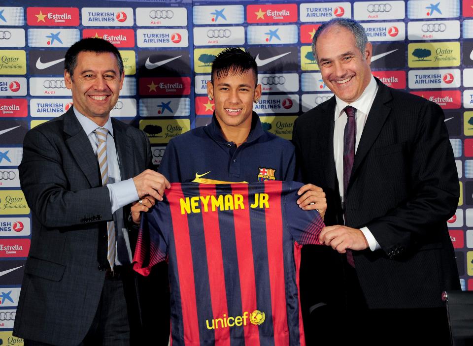 Neymar's transfer from Santos to Barcelona in 2013 has led to bitter court case