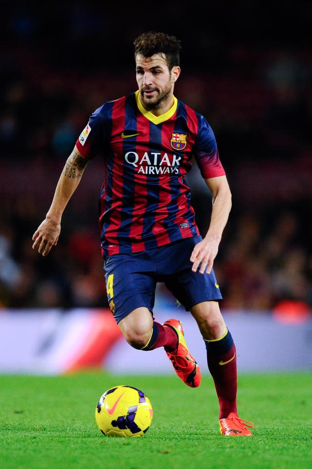  Cesc Fabregas re-signed for Barcelona in 2011 after eight years at Arsenal