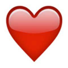  The heart emoji is cropping up on Facebook pages everywhere