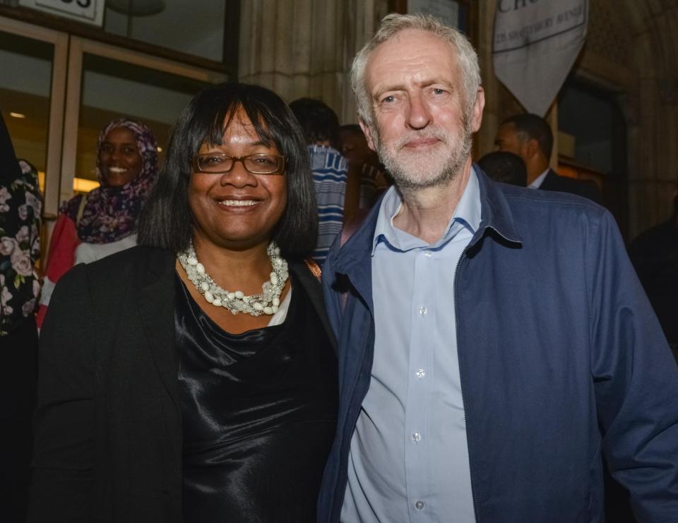  The Shadow Home Secretary, pictured here with Jeremy Corbyn, said she hadn't seen any evidence that they work