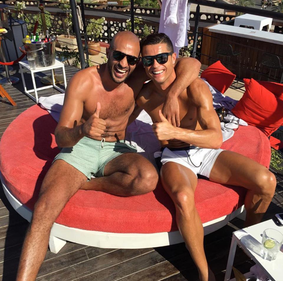  Ronaldo and Ali faced allegations that they were in a gay relationship together