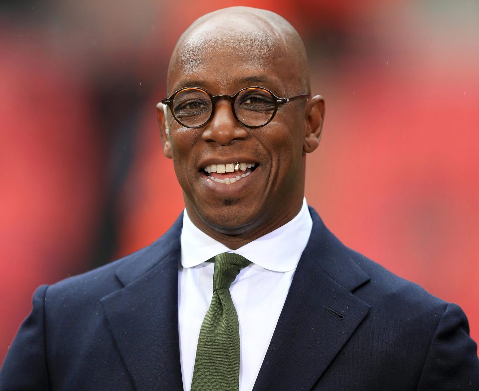  Ian Wright...Wenger told the SunSport columnist he is thinking about going