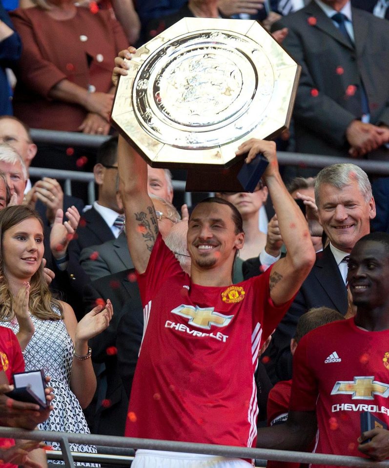  Ibrahimovic won silverware with the club in his first competitive game