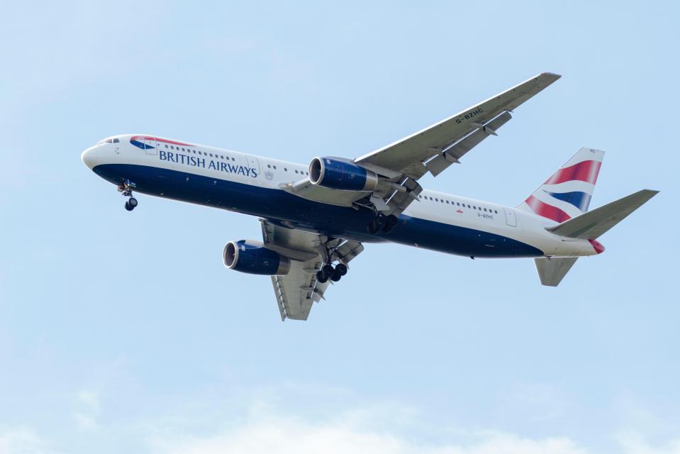  A British Airways flight was forced into a dramatic emergency landing today after people on board smelt smoke