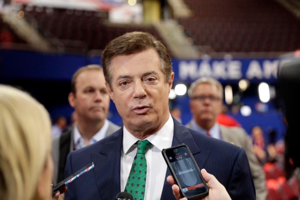  Paul Manafort, Trump's former campaign manager, was named specifically by the four US officials interviewed by the New York Times