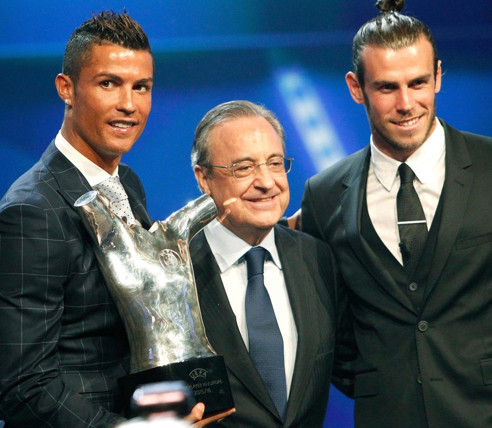 Florentino Perez buys the likes of Cristiano Ronaldo and Gareth Bale to boost shirt sales