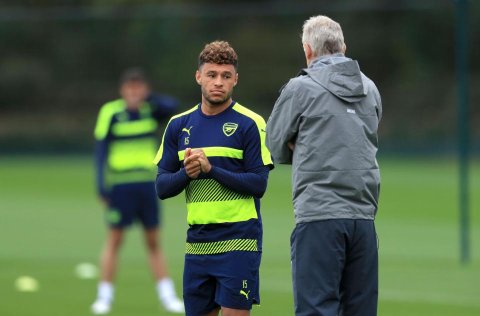  Oxlade-Chamberlain has hardly featured for Arsene Wenger in recent seasons