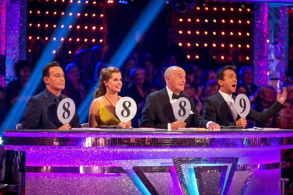  Craig Revel-Horwood sits on the panel with Darcey Bussell, Len Goodman and Bruno Tonioli on the BBC show