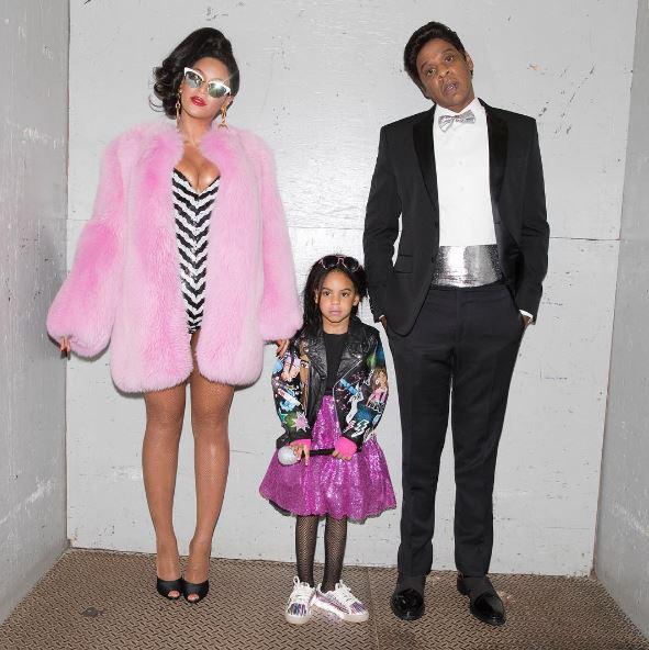  Bey and Jay with their adorable daughter Blue Ivy