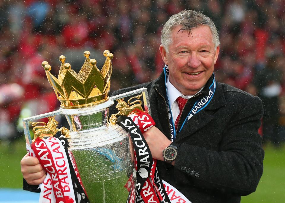  Sir Alex Ferguson guided Manchester United to 13 league titles