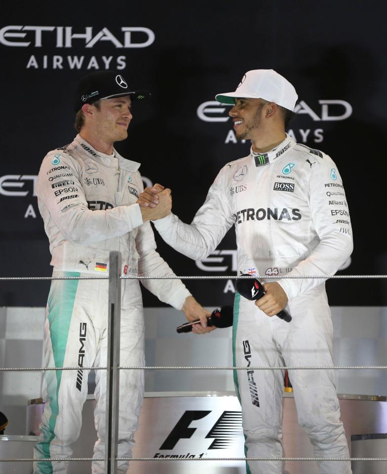  The German and Hamilton had a frosty relationship as team-mates as they both strived to be the best