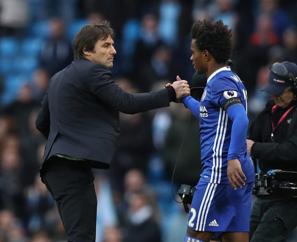  Willian is forcing his way back into Antonio Conte's plans