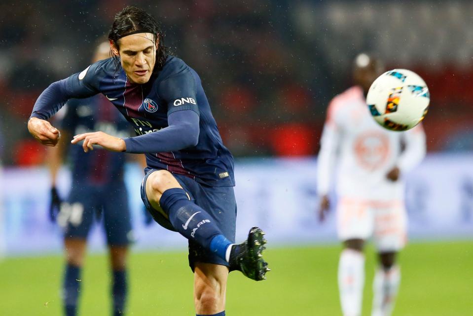  Cavani has helped himself to an astonishing 33 goals in 31 appearances this season