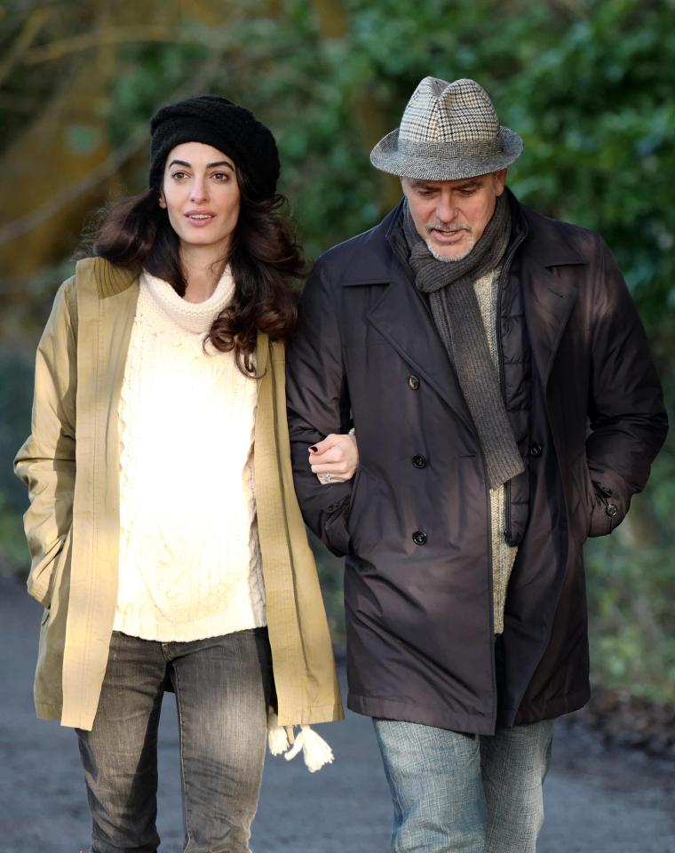  George Clooney has finally opened up about Amal's pregnancy