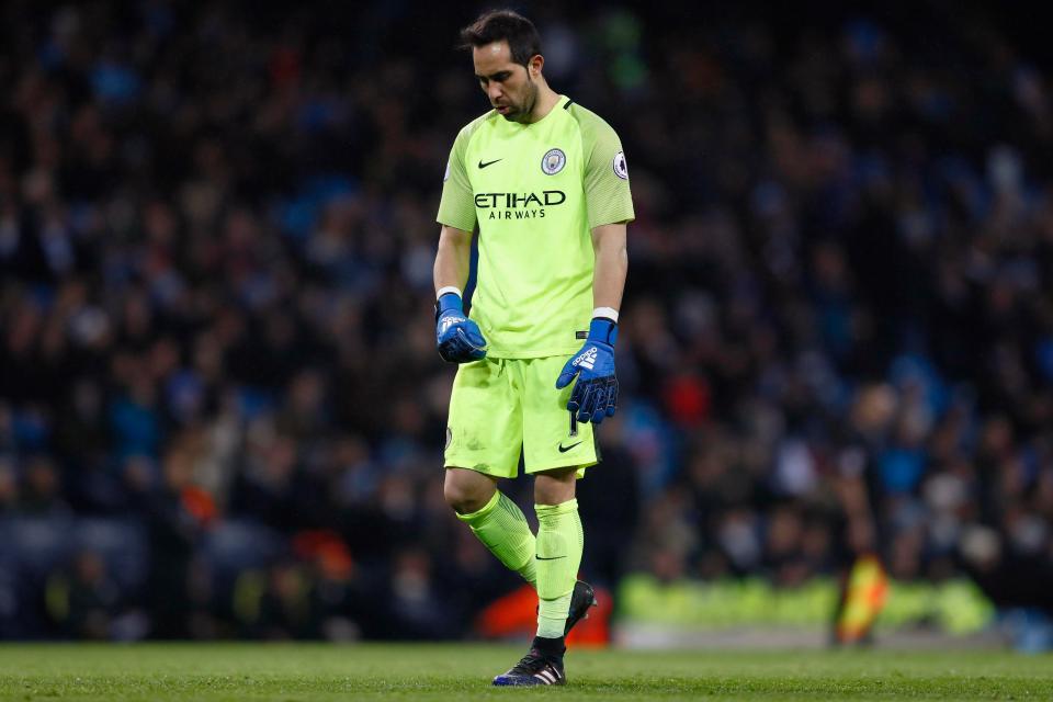 Claudio Bravo hasnt made the best of starts to life at Manchester City