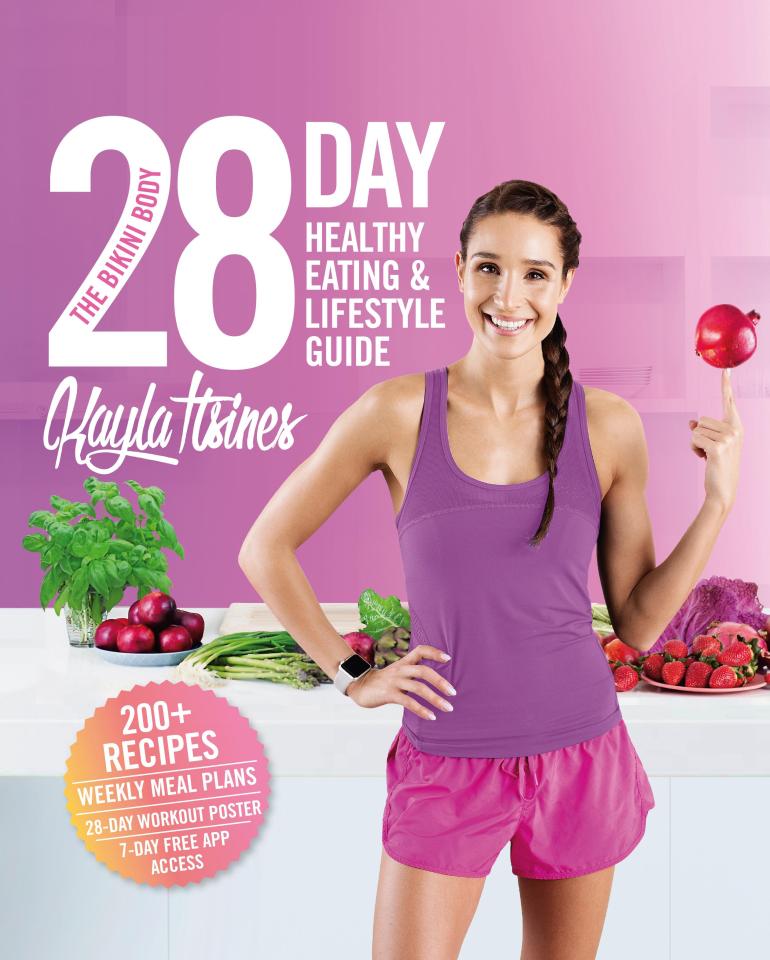  This month Kayla has released her first healthy living book