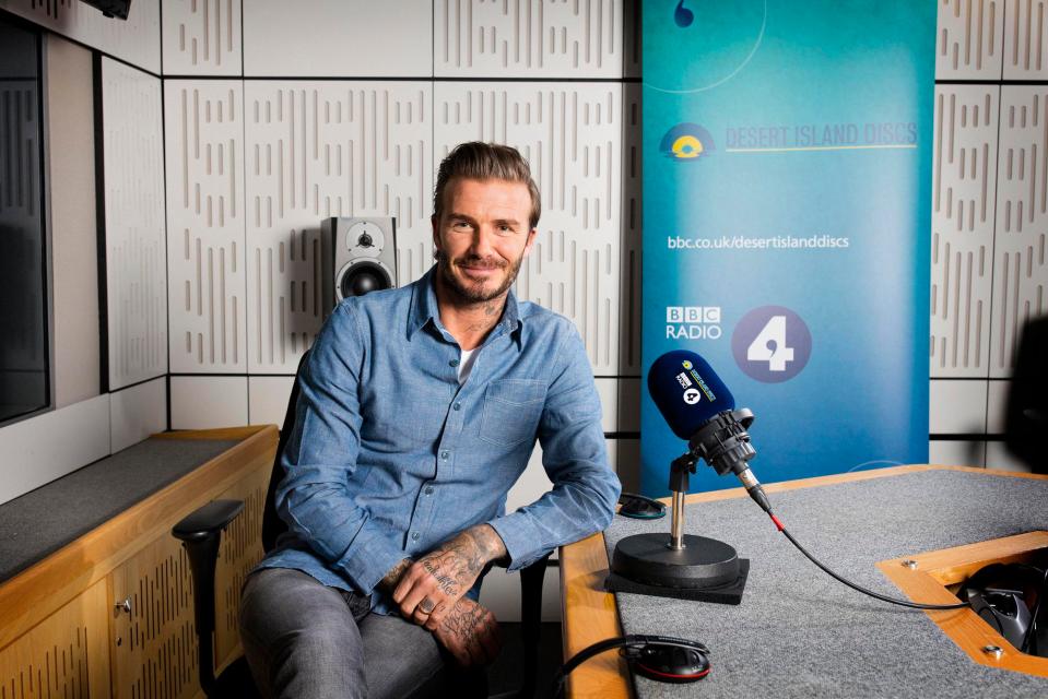  Beckham appeared on Desert Island Discs last week to candidly speak about his passion for working with Unicef