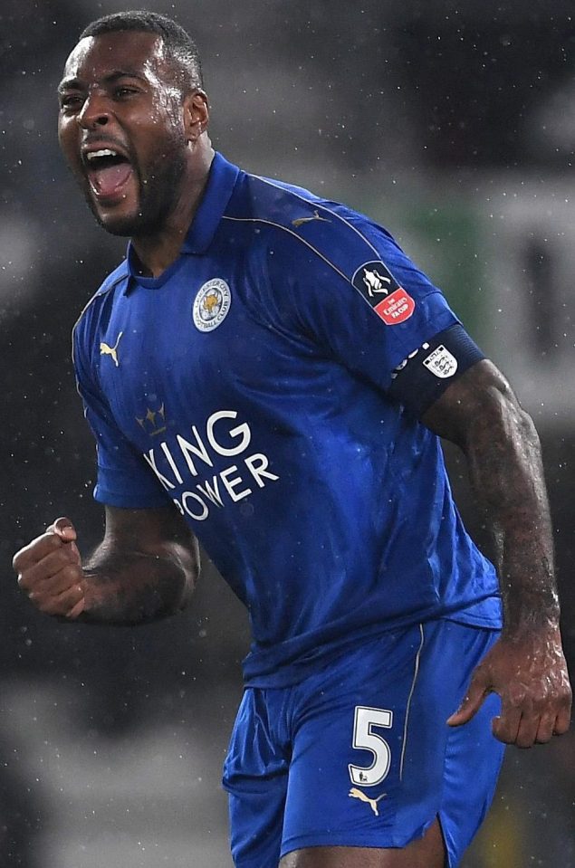  Wes Morgan will be rested against Derby on Wednesday night