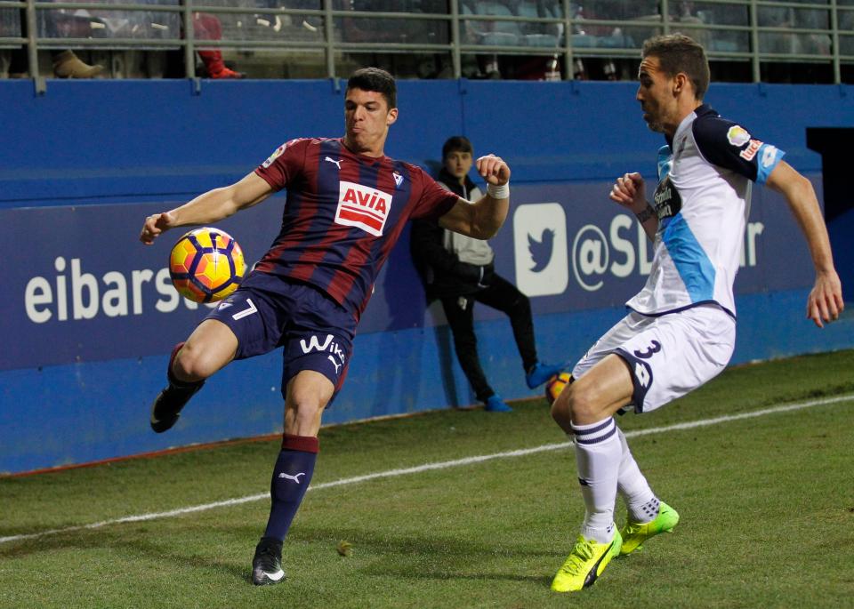  A bid for Eibar's Ander Capa (left) has already been rejected