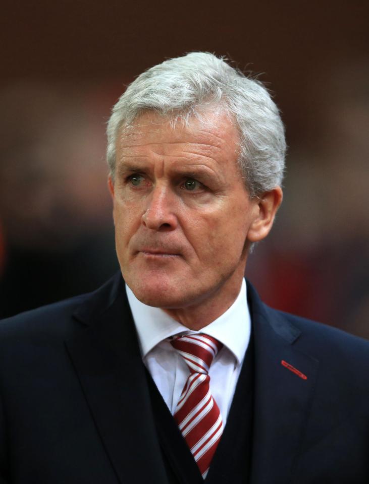  Potters boss Mark Hughes was aware of all the striker's drug issues