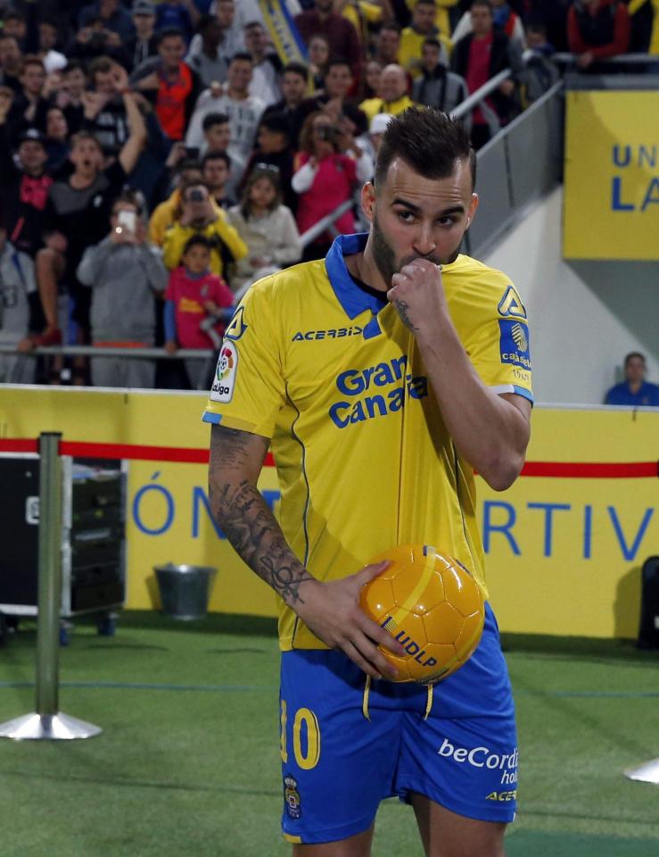  Jese Rodriguez spent last season on-loan at Las Palmas