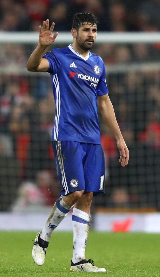  Diego Costa's Chelsea future is still in doubt following last month's bust up