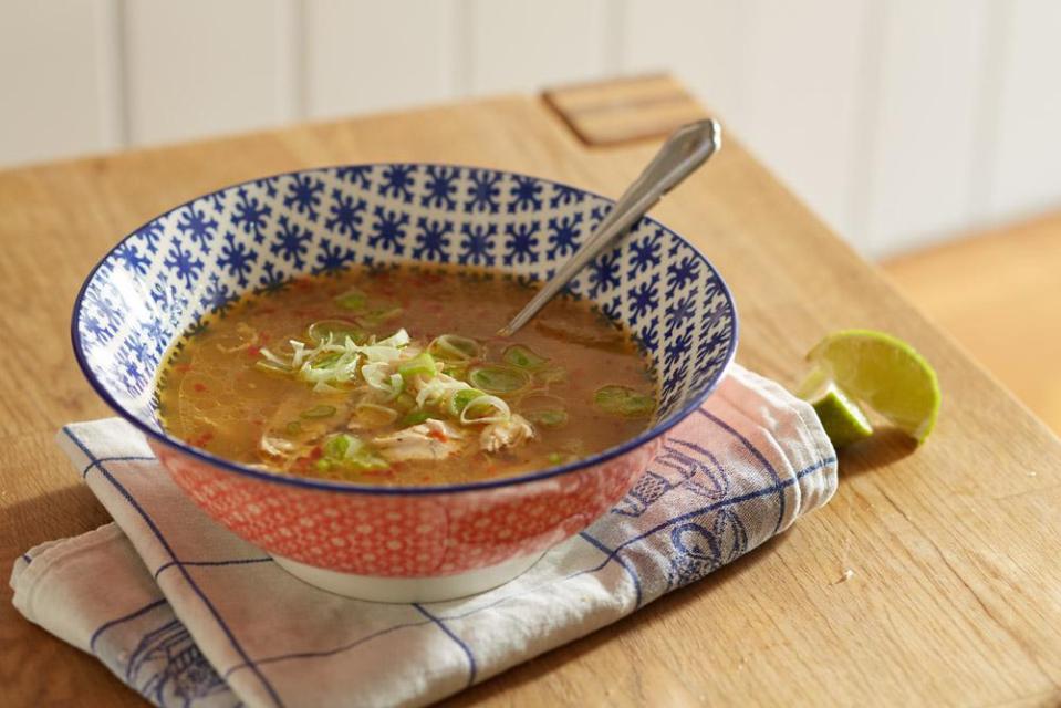  Hot and sour chicken soup is another dish that won't end up breaking the bank