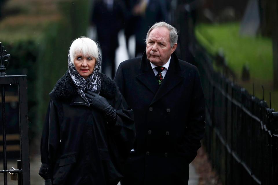  Former manager Barry Fry was one of the first to arrive for the service