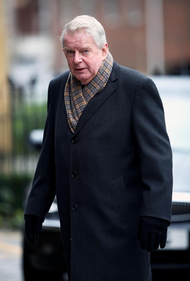  Legendary BBC commentator John Motson arrives to pay his respects to Taylor