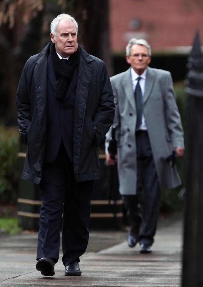  Former Everton and Manchester City manager Joe Royle (L) was there