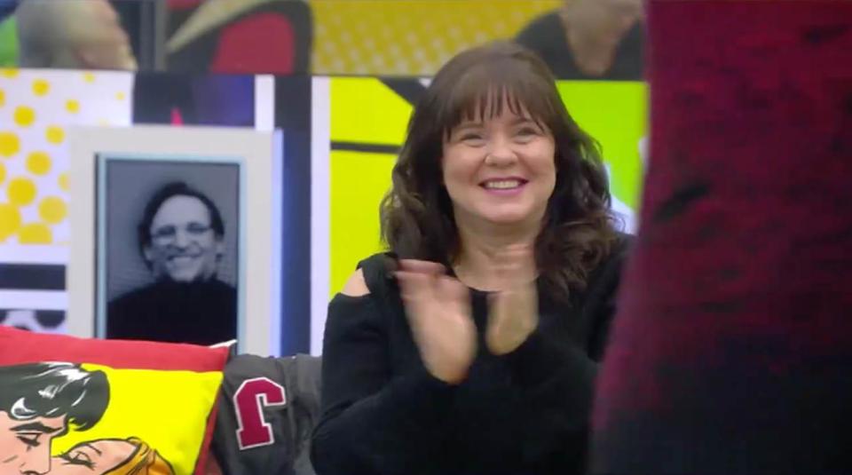  Coleen looked really happy to find out the news