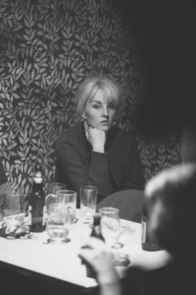  One of the women enjoys a drink at San Bernardino