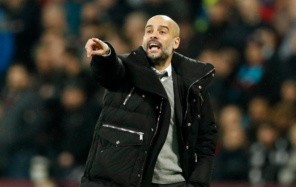  Pep Guardiola is searching for a way to start both of his strikers