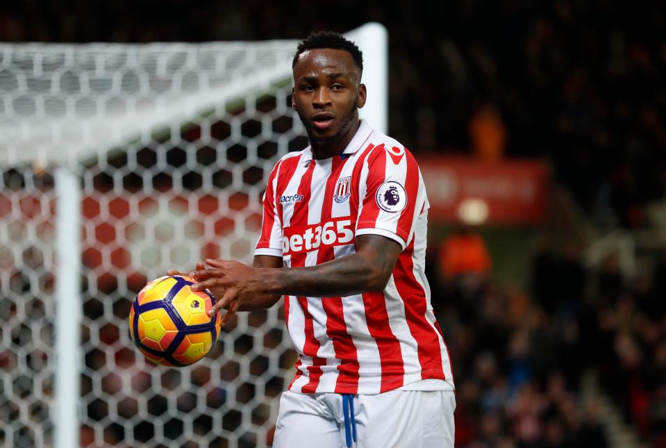  Berahino moved to Stoke in the January transfer window