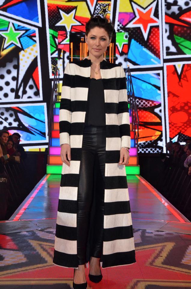  Emma Willis wowed in monochrome at the CBB final