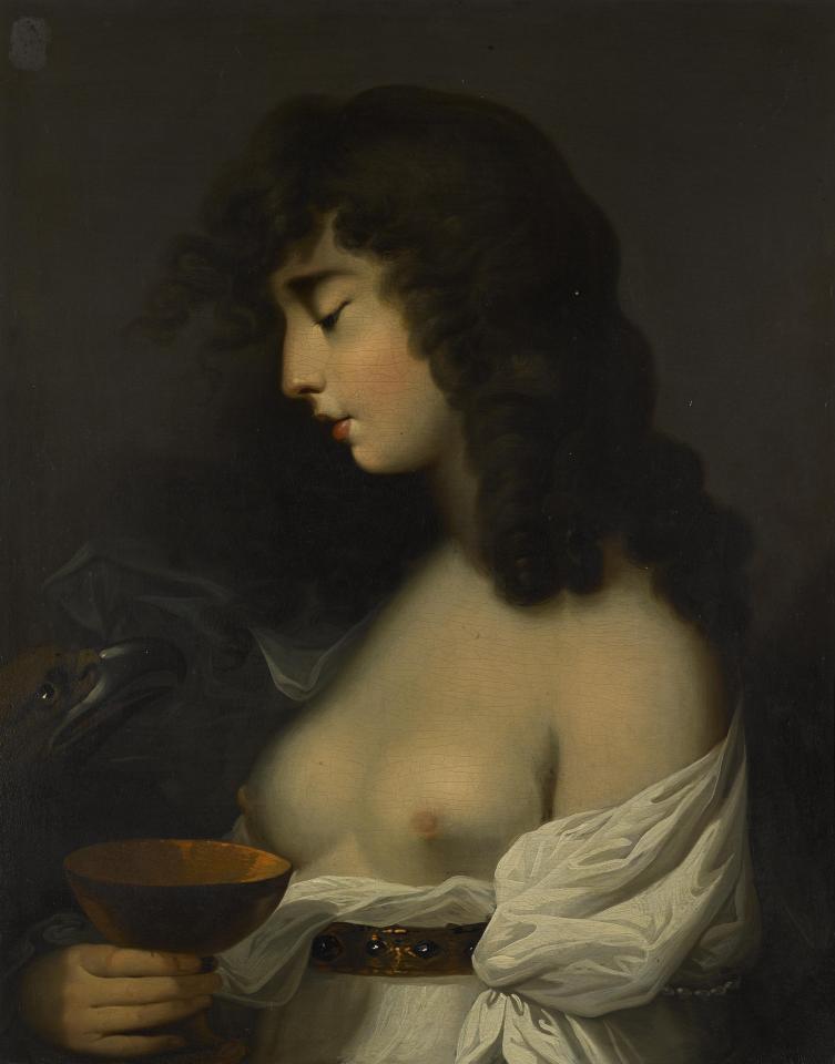  Portrait of Miss Mortimer as Hebe, expected to fetch £6,000 to £8,000