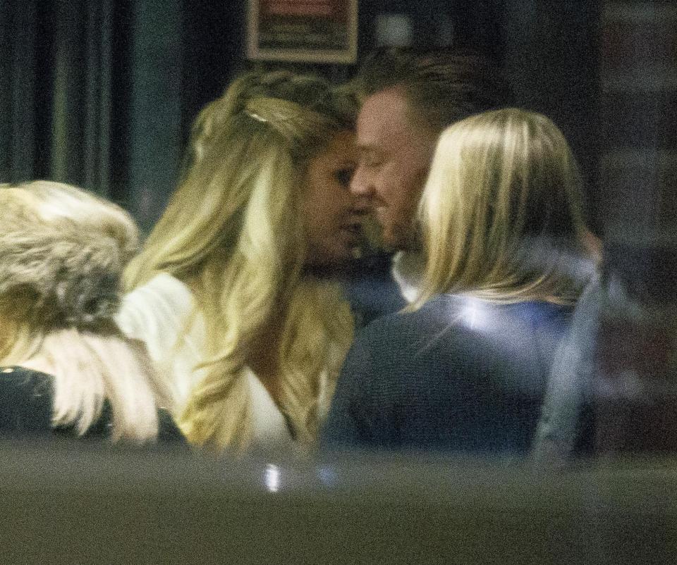  Bianca Gascoigne had a passionate reunion with Jamie O'Hara last night