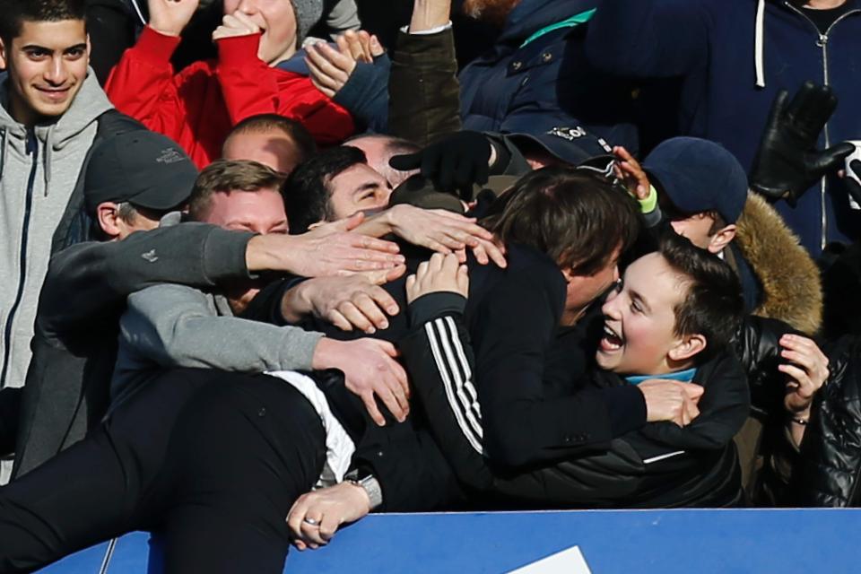  Conte felt the aftermath following his agressive celebration