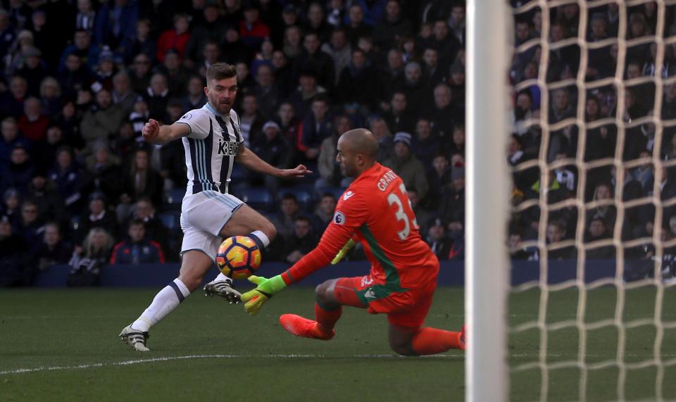  The winner came early on after James Morrison scored for West Brom