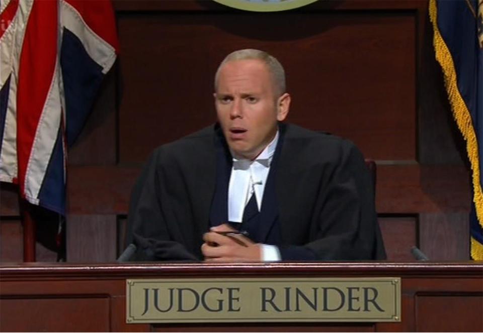  Judge Rinder was stunned by Lucas' bizarre admission