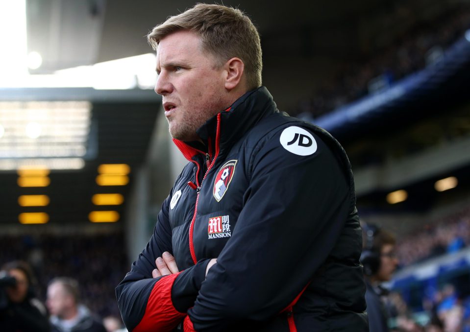  The Bournemouth manager's style of play would be a big hit with the Arsenal fans