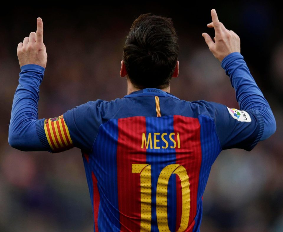 Lionel Messi is the worlds top shirt-seller