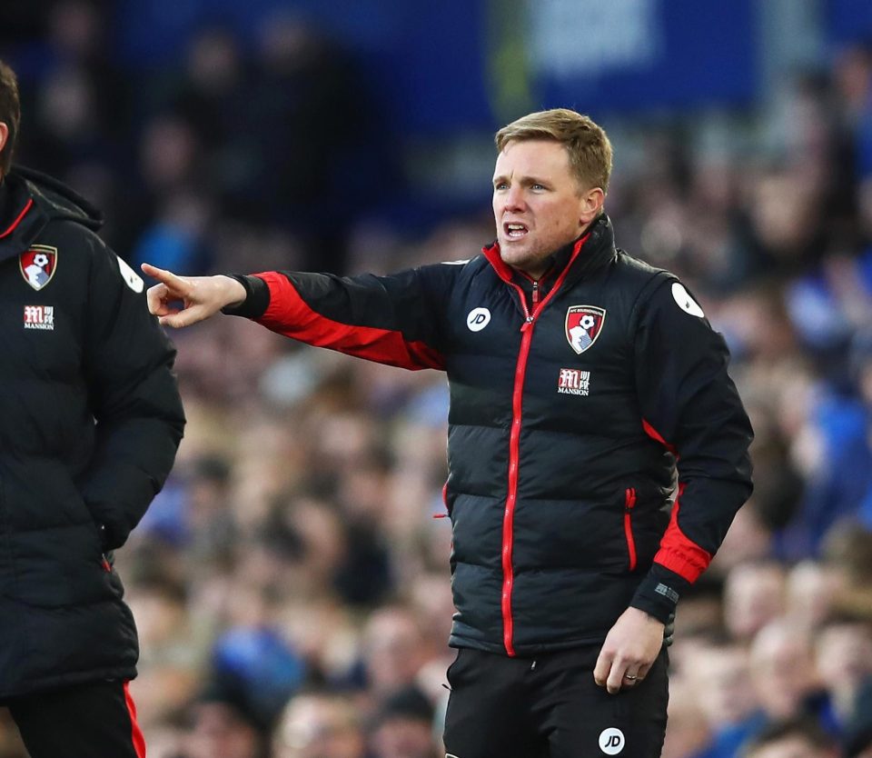  Eddie Howe's Bournemouth are in a miserable run of form in the Premier League